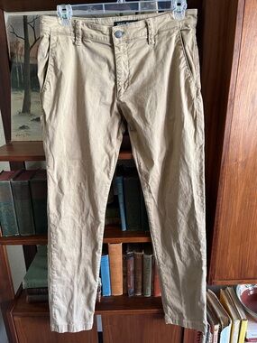 Mavi Men's Tan Chino Pants - Slim Tapered Fit